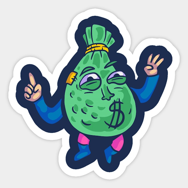 Moneybag Sticker by Boutique Creativa